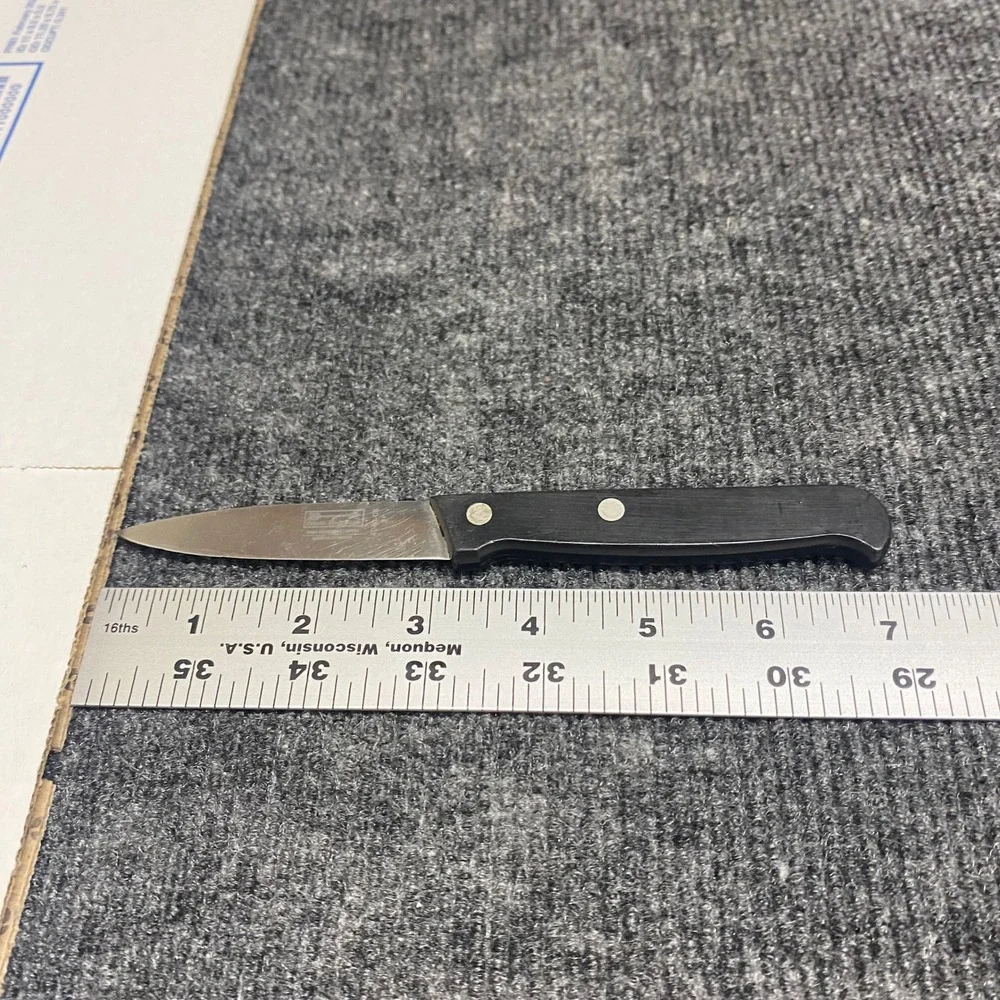 F. Dick Carving Fork Paring Knife K Sabatier Serrated Knife 3pc Set